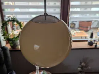 To Gamle Glas Rund Glas pendel. Med Gulligt glas 