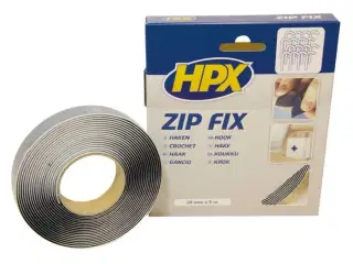 HPX zip fix velcro tape 20mmx5m (hook)