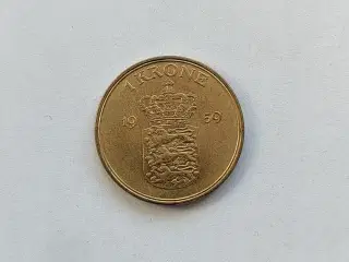 1 Krone 1959 - Pæn kvalitet