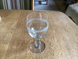 Øl/Vinglas Holmegårdglas m/krydsslibninger