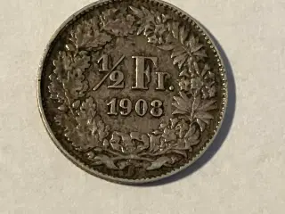 1/2 Franc 1908 Switzerland