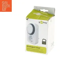 Analog timer fra goobay (str. 12x8x7,4 cm)