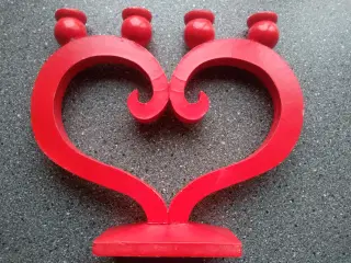 Svensk hjerteformet adventslysestage