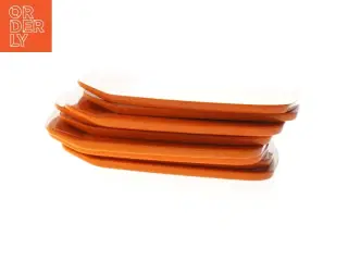 Orange smørrebrikker (str. 9 styk. 16 x. 12. cm) fra rsti