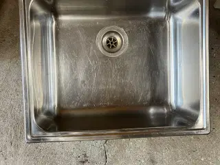 Køkkenvask i rustfrit stål