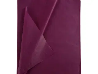 Bordeaux Silkepapir 50x70 cm - 25 ark til kreative projekter