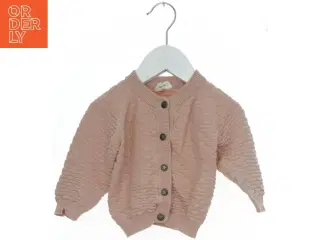 Lyserød baby cardigan fra En Fant (str. 62)