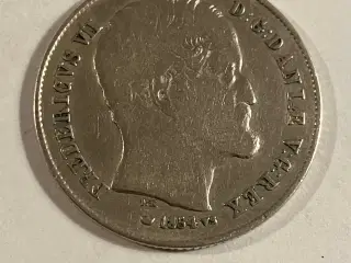 1/2 Rigsdaler 1854 VS - Renset?
