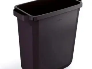 Beholder 60 ltr plast sort ekskl låg (Udstillingsmodel)