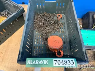 kædetalje / manuel kædehejs