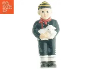 Islandsk dreng figur (str. 17 x 7 cm)