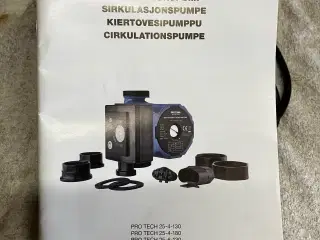 Cirkulationspumpe - Energivenlig - Næsten ubrugt