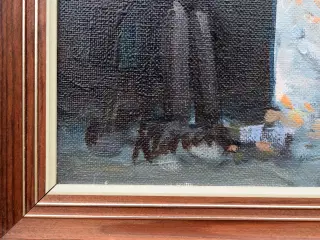 Maleri af Allan Karms (1933-2021)