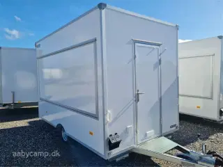 0 - Aabytrailer 362 Salgsvogn   Luksus model med Koksgrå indretning og træ look gulv