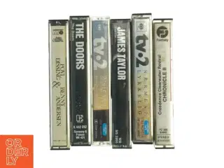 Blandet samling af kassettebånd (str. 11 x, 7 cm)