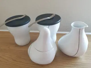 Menu Kaffekrus, Sukkerskål, Flødekande 