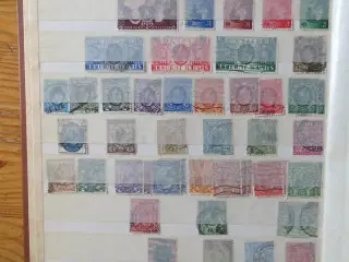 frimærker fra England ca. 780+ 1 kg afklip 30 år 