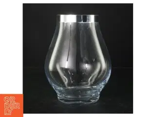 Gennemsigtig vase fra Herstal (str. H. 21 cm)