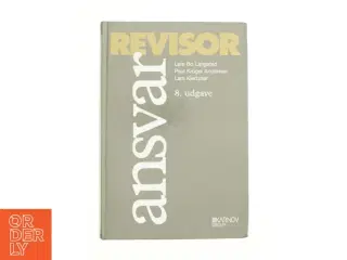 Revisor ansvar af Lars bo Langsted, Paul Krüger Andersen og Lars Kiertzner (Bog)