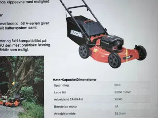 ECHO Aku-plæneklipper 53 cm