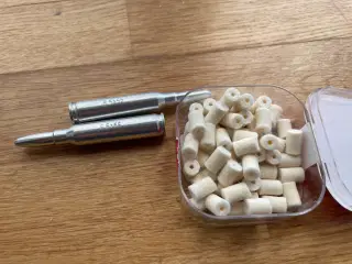 6,5x55 klikpatroner + filtpropper