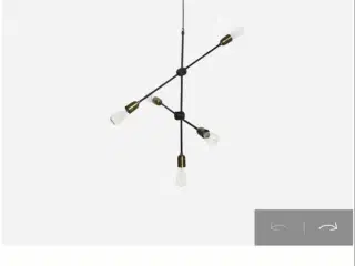 house doctor lampe molecular messing sort