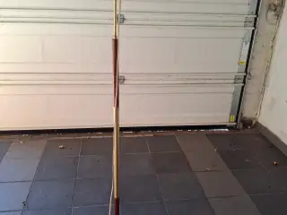 standerlampe teak/messing fin lampe