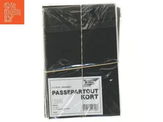 Passepartout kort sæt fra folia (str. 19x12 cm)