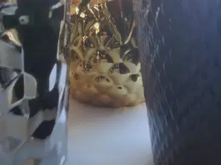Guld sølv kobber GRAFISK potteskjuler SÆT