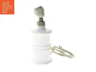 Hvid bordlampe fra Royal Copenhagen (str. 27 cm)
