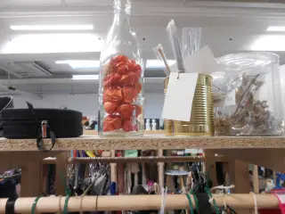 Japanske lygter i 1. L. Mælkeflaske