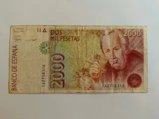 2000 Pesetas Spain