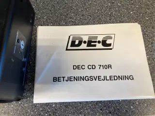 DEC CD 710R uden kassette.