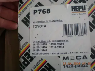 Toyota carina E Vandpumpe