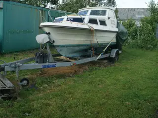 Hvad kan jeg få for denne Myra Motorbåd. Inkl. tra