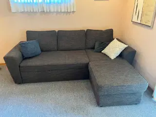 Sovesofa med chaiselong