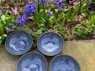 Smukke blå skåle