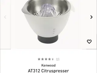 Kenwood Citruspresser AT312