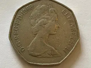 50 Pence England 1969