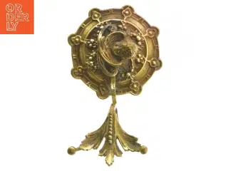 Antik messing lysestage (str. 12 cm)