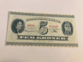 5 Kroner B6 OJ - Sjælden type