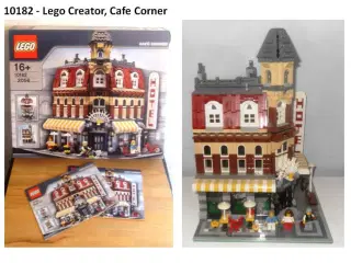 Lego modular buildings (8 stk.)