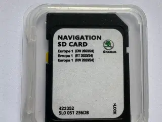 Originalt Skoda SD kort 