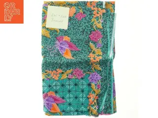 Farverigt mønstret bomuldsstof (str. 165 x 100 cm)