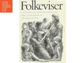 Folkeviser, to bind fra Gyldendal