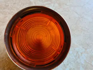 Brugt Bl lygte glas  Lucas  