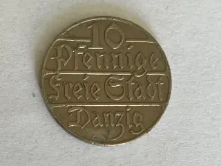 10 Pfenning Danzig 1923