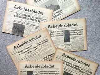 Aviser - Arbejderbladet - Den Spanske Borgerkrig