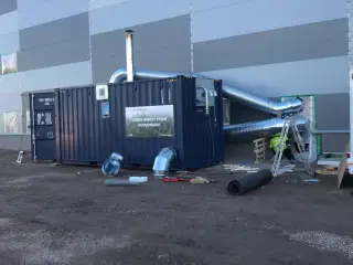 Orte 130 KW kalorifere  til træpiller