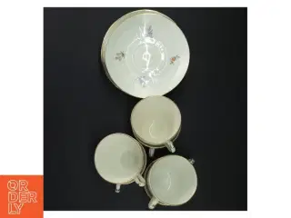Porcelænskop og underkop sæt fra Royal Copenhagen